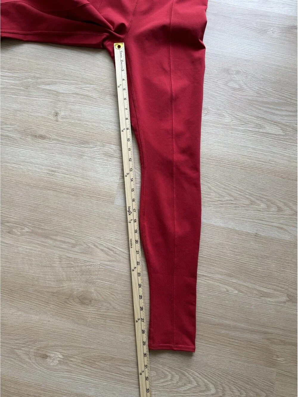 Alo Yoga Womens Airbrush High Waist Bright Red Size Medium Enso Leggings